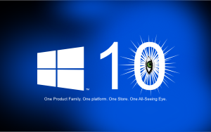 Windows 10 one eye image from https://openclipart.org/detail/225609/windows-10-one